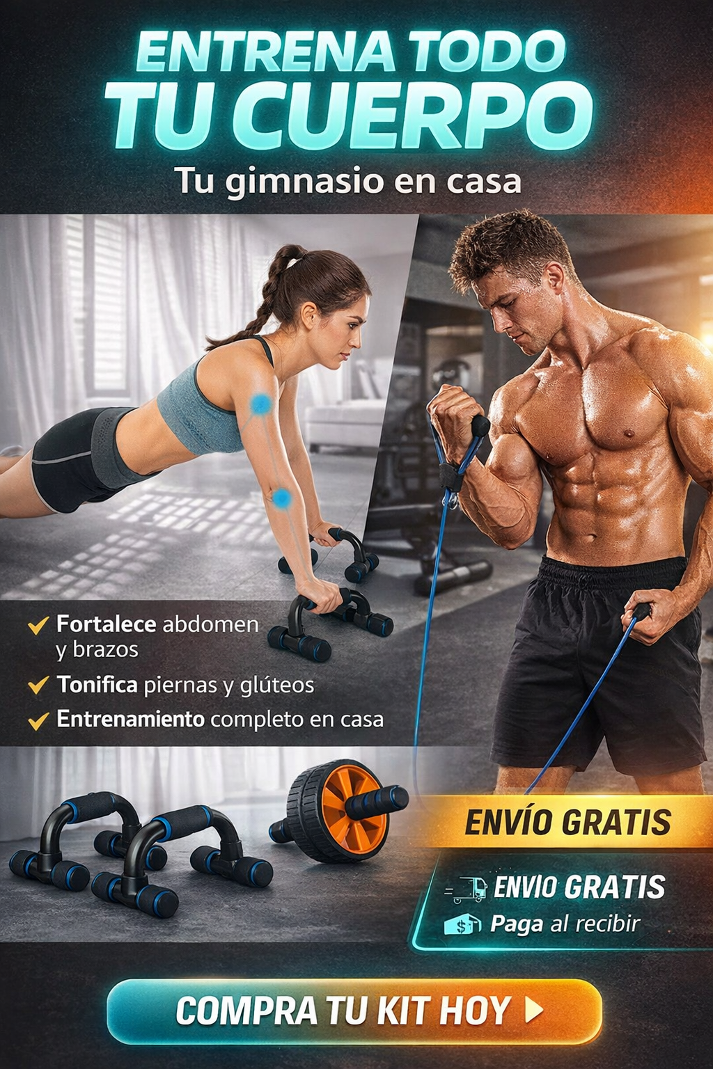 🏆 TotalFit™ 5 en 1 – Tu Gimnasio Completo en Casa
