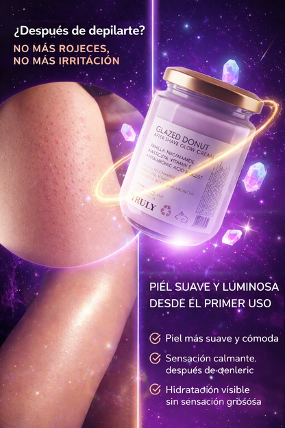 **GLOWCALM™  Crema Calmante Post Depilación con Efecto Glaseado**