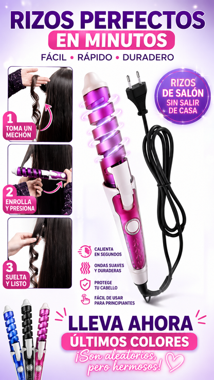 💜 GlamRizos™ ✨ Ondas Perfectas con Estilo de Salón