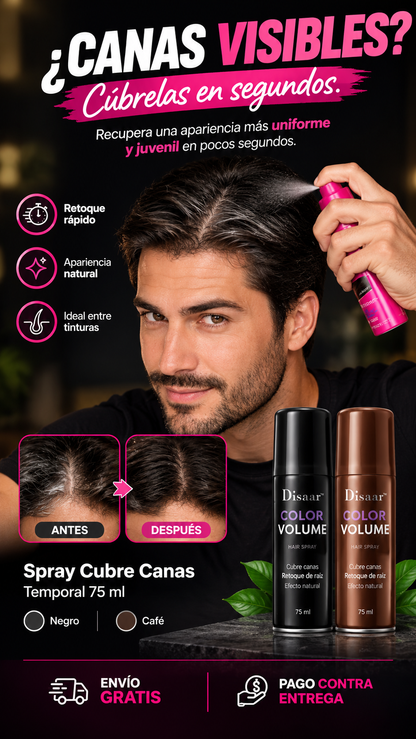 Raízperfecta™ Spray cubre canas al instante