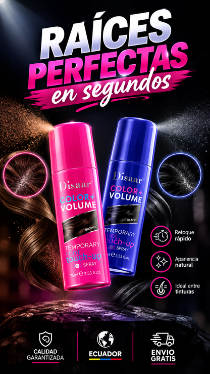 Raízperfecta™ Spray cubre canas al instante