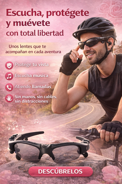 AudioVision® – Gafas Bluetooth Inteligentes