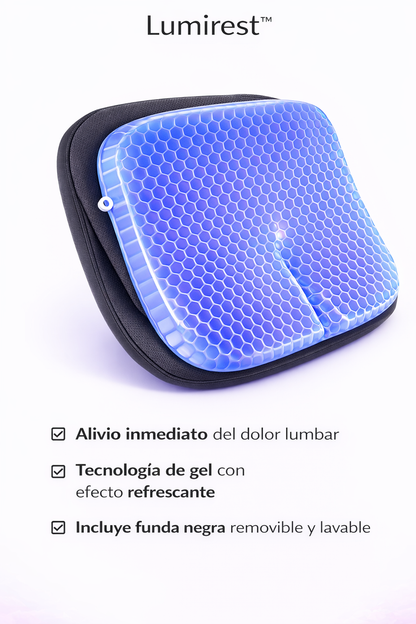 Lumirest™ El Cojín de Gel que Alivia tu Dolor Lumbar Desde el Primer Uso