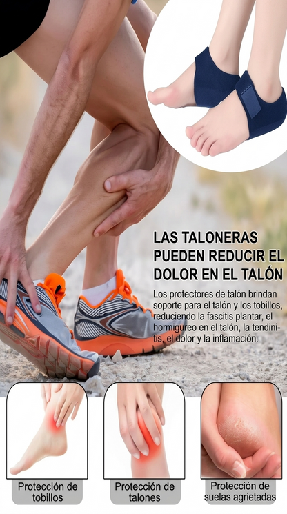 FlexHeel™ Soporte flexible para aliviar talones cansados.