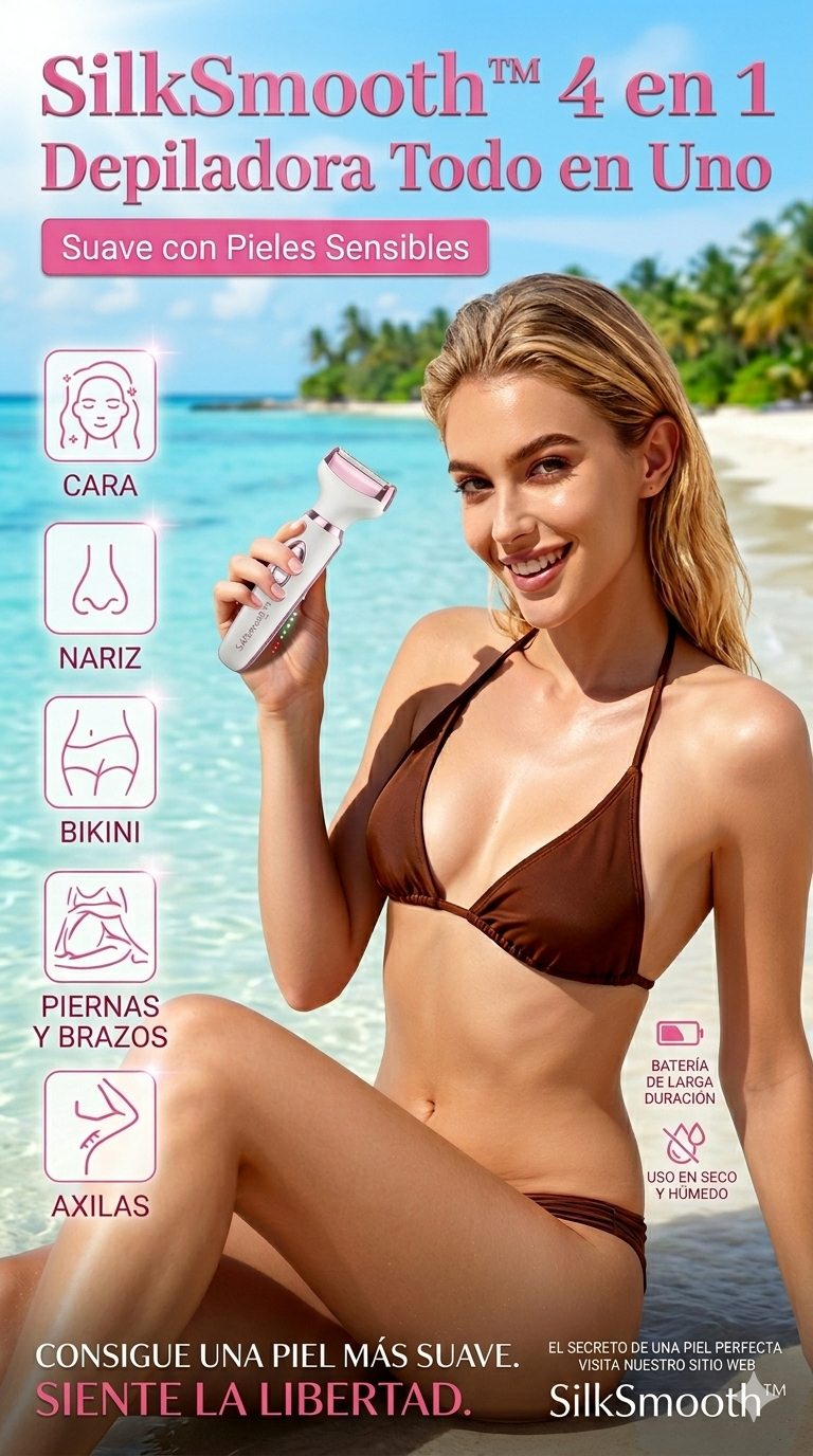 SilkSmooth™ 4 en 1 – Depiladora Todo en Uno para una Piel Suave