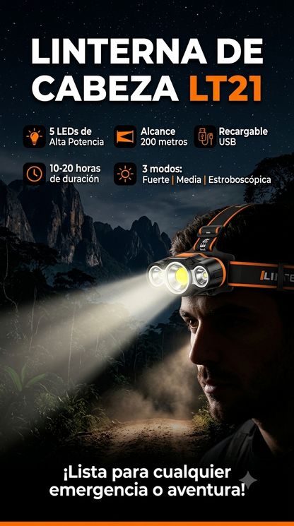 LINTERNA DE CABEZA L-T21
