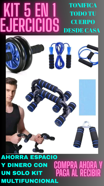 🏋️‍♀️ TotalFit™ – Gimnasio Portátil 5 en 1 💪🔥