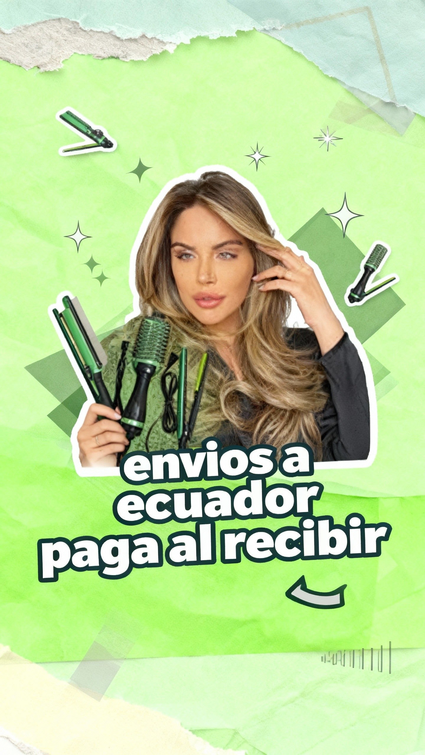 DuoStyle™ – Combo Cepillo secador + Plancha de pelo  💖Oferta