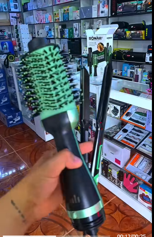 DuoStyle™ – Combo Cepillo secador + Plancha de pelo  💖Oferta