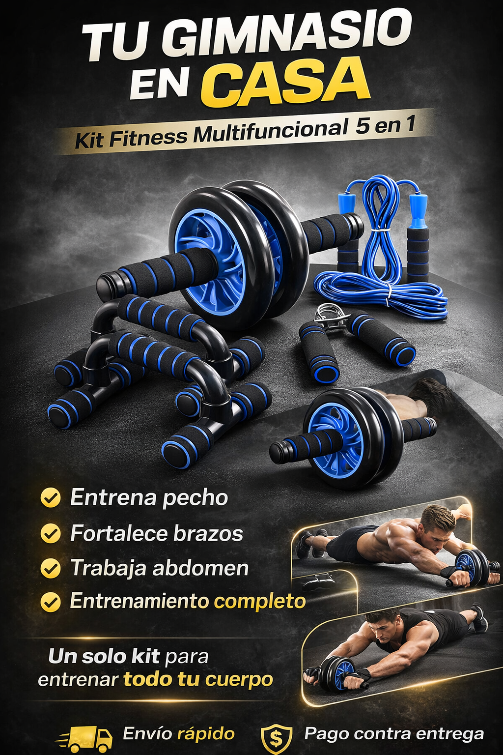 🏆 TotalFit™ 5 en 1 – Tu Gimnasio Completo en Casa