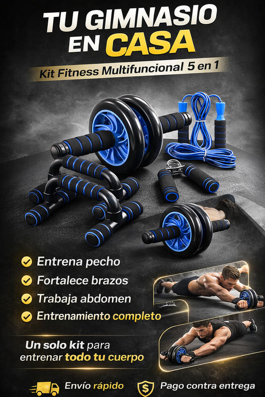 🏆 TotalFit™ 5 en 1 – Tu Gimnasio Completo en Casa