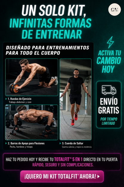🏆 TotalFit™ 5 en 1 – Tu Gimnasio Completo en Casa