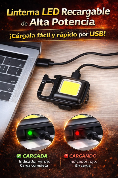 🔦 FlashPro Mini® Linterna LED Ultra Potente y Recargable