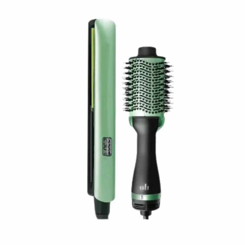 DuoStyle™ – Cepillo Secador + Plancha ✨ Tu look perfecto en minutos 💖