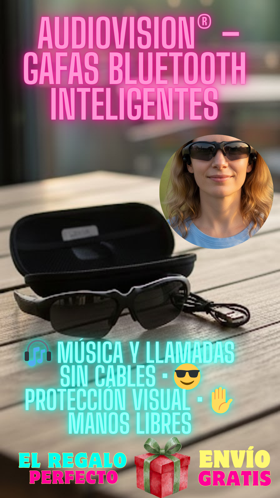 AudioVision® – Gafas Bluetooth Inteligentes